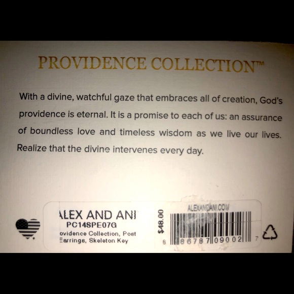 ALEX AND ANI SKELETON KEY 🔑 STUD EARRINGS - Picture 7 of 8